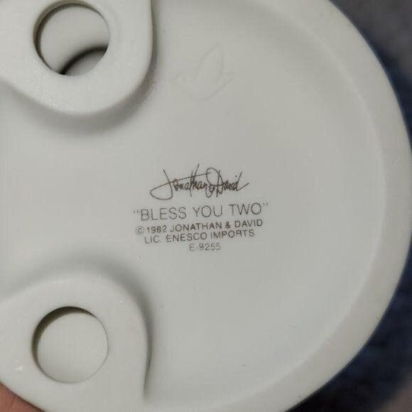 Precious Moments Vintage Bless You Two Wedding #E9255 Figurine - Picture 4 of 4